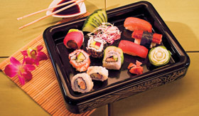NCL dining Wasabi Sushi