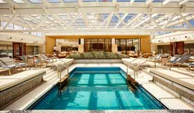 Main pool aboard Viking Jupiter