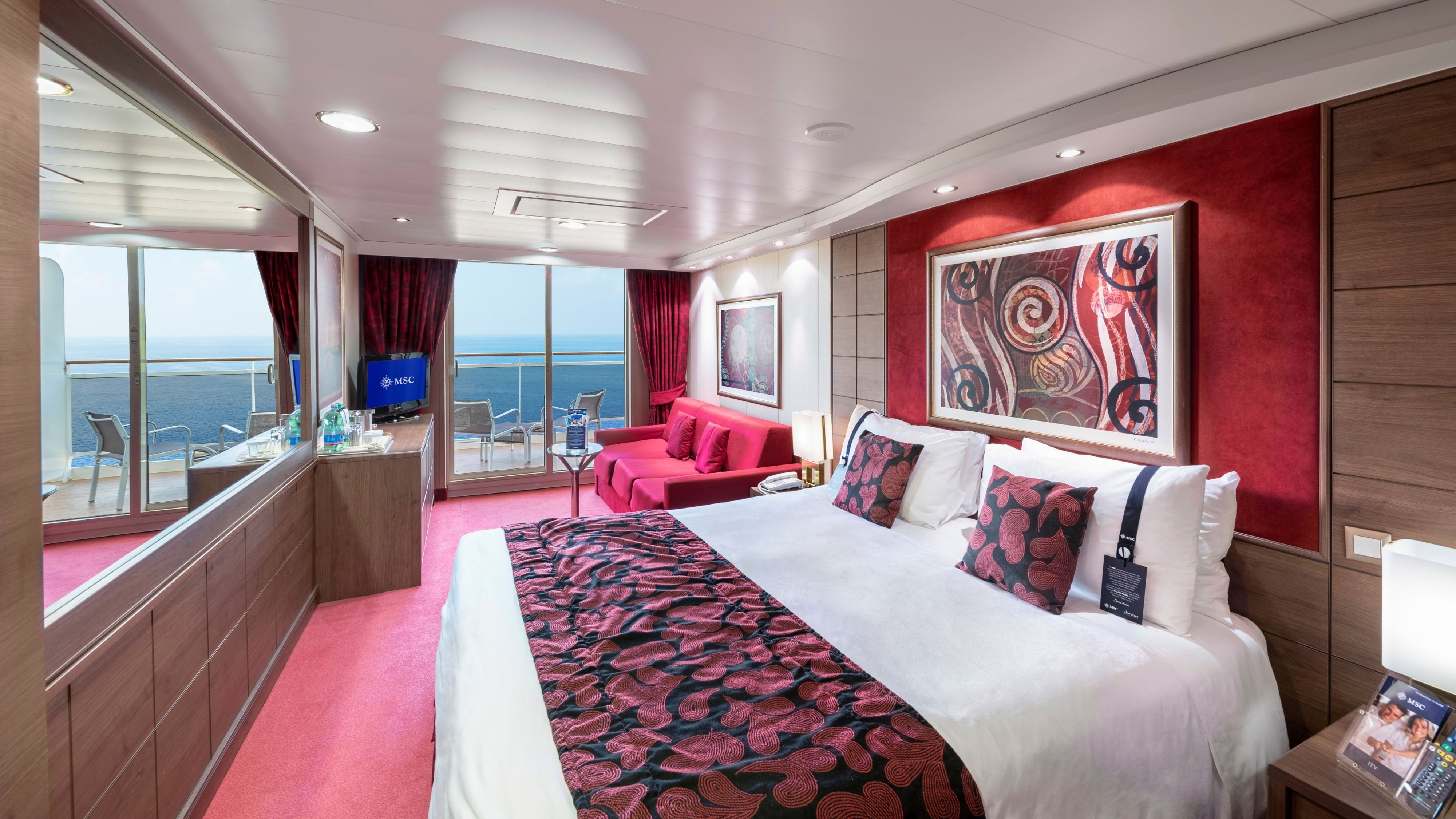 MSC Yacht Club Executive and Family Suites with balcony