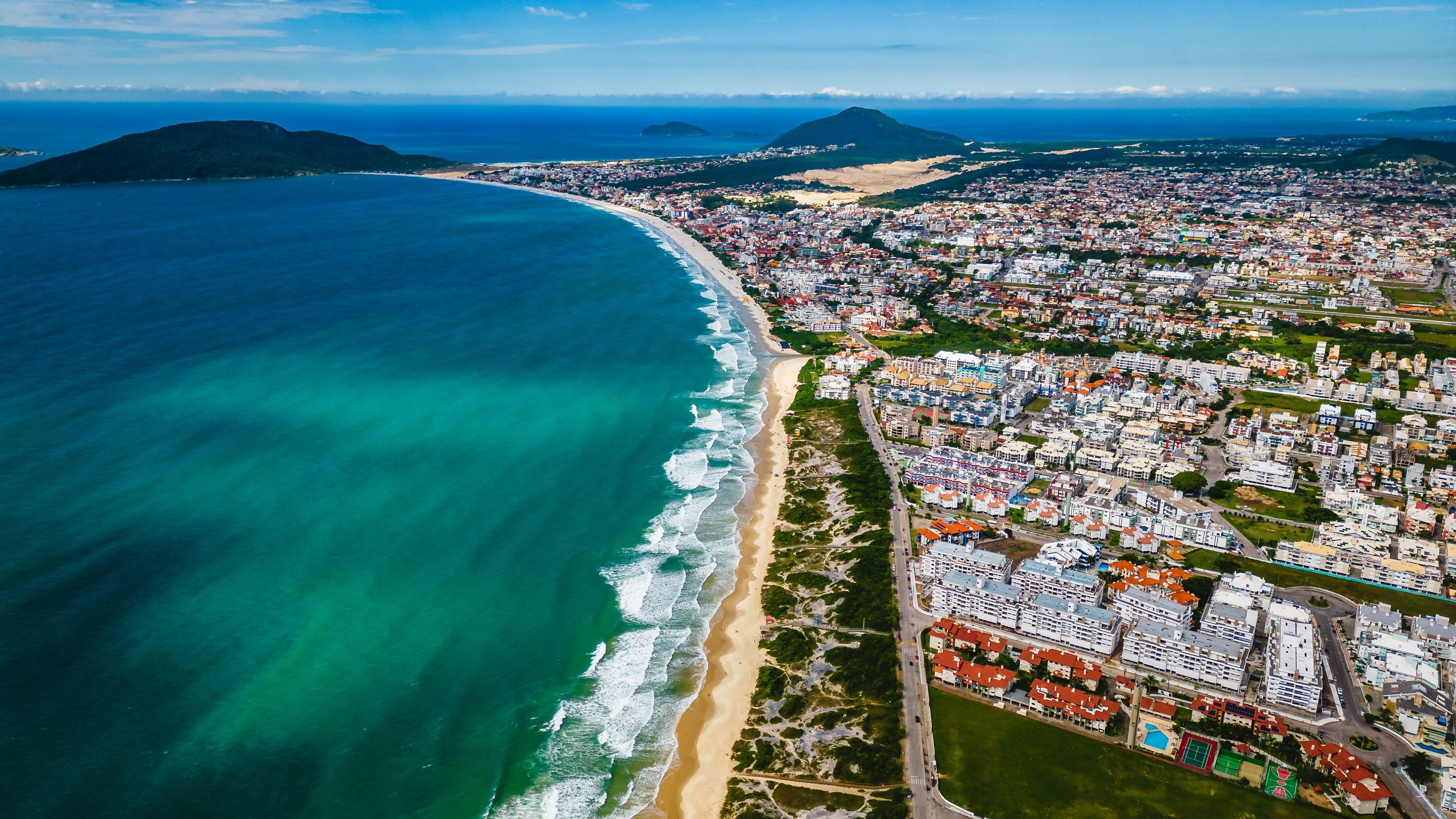 Florianópolis coastline in the Brazil retirement guide