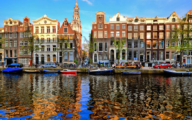 Travelers can visit the capital of The Netherlands, Amsterdam, on The A.