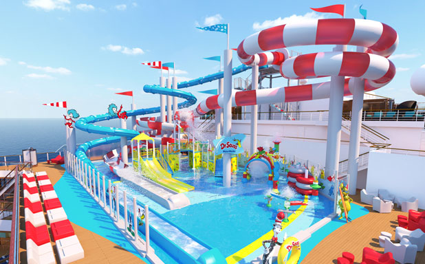 Dr Seuss Waterpark on Carnival Horizon