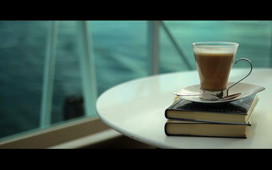 Hot cup of coffee