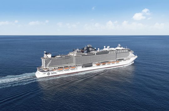 MSC Seaside sailing