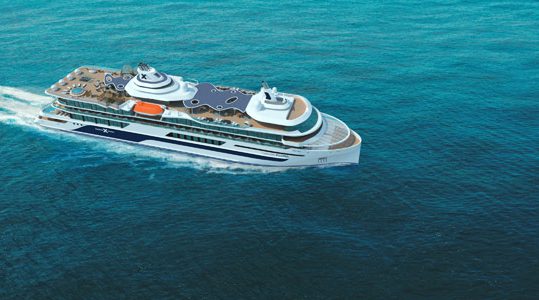 Celebrity Flora at sea