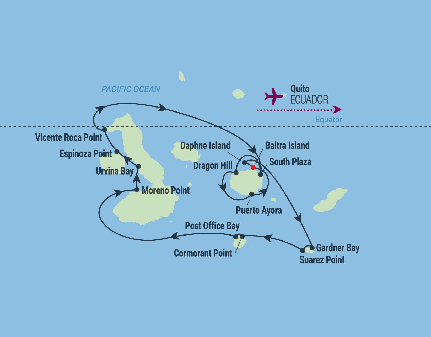 10 Night Galapagos Outer Loop